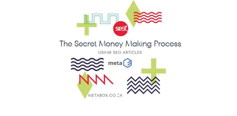 The Secret Money-Making Recipe using SEO Articles